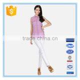 2016 New Fashion Women See Through Chiffon Purple Puffy Vest thumbnail-1