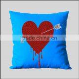 Colorful Love Heart Rhinestone Heat Transfer On Pillow Case thumbnail-5