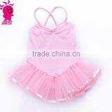 Wholesale Girls Light Pink Gymnastics Ballet Leotards for Sale thumbnail-2