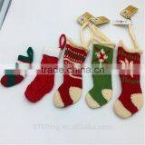 Knitting Christmas Sock For Festival Biger Christmas Knitting Sock thumbnail-1