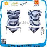 Stripe Swimwear Two Piece Hot Sale Swimsuit thumbnail-1