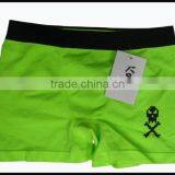 Green Color Seamless Underwear Boxer Short for Boy thumbnail-1