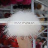 Myfur Random Colorful Genuine Raccoon Fur Pom Poms Attach Hat thumbnail-1