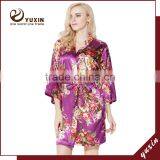 Night Robe 100% Polyester Women Bathrobes Can Embroidered Logo WR1-0004 thumbnail-2