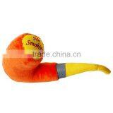 No Smoking Plush Pipe Squeaky Funny Dog Chew Toys thumbnail-2