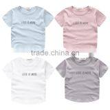 Wholesale Summer Cotton Short Sleeves Boys Kids Round Neck T-shirt thumbnail-1