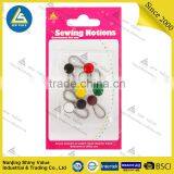 Removable Metal Button Collar Extenders in Different Colors Crystal Mounted With Spring for Shirts/jeans/trousers thumbnail-5