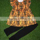 Halloween Beautiful Ghost Light Pantalones Outfit Kids Girls Ruffle Pants Outfits