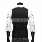 Latest Wholesale High Quality Men Slim Fit Formal Wedding Suit Vest Waistcoat Design thumbnail-4