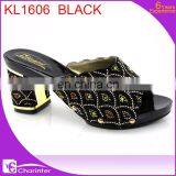 African Slipper Ladies High Heel Shoes Latest Shoes Slipper thumbnail-1