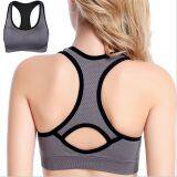 Pink Seamless Padded Push up Sports Bra thumbnail-2