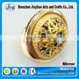 Custom Wholesale Folding Jeweled Makeup Mirror thumbnail-1