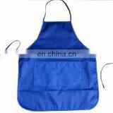 eco twill polyester+cotton kitchen apron with pocket