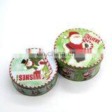 Christmas Candy Tin Can Wholesale, Round Metal Chocolate Tin Can thumbnail-6