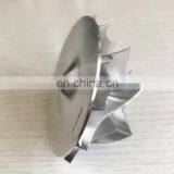 RHF55 20G 52.56/68.01 мм 6+6 лопастей высокопроизводительного заготовки/фрезеровки/алюминия 2618 турбокомпрессорного колеса thumbnail-4