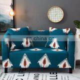 High Stretch Digital Print Spandex Loveseat Sofa Cover thumbnail-7