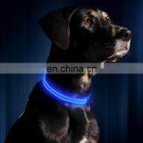 Hot Selling LED Dog Collars Flashing Light Pet Collar Adjustable USB Rechargeable Dog Collar Pet Supplies thumbnail-2