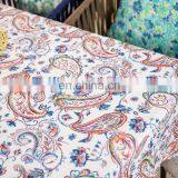 Custom Paisley Digital Printing Printed Pattern Polyester Tablecloth Table Cloth for Home Decor thumbnail-3