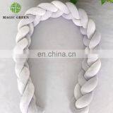 100% Polyester Tube Hollowfiber Filled Machine Washable Super Soft Giant Chunky Minky Hand Knit Knot Cushion Pillow Baby Crib