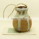 Diamond Shape Hanging Ceramic Cheap Small Handmade Concrete Flower Pot From Manufacturer thumbnail-2
