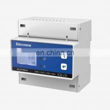 Single phase din rail mounted cloud TOU prepaid kwh power billing meter