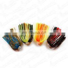 2.5 Inches Fishing Lure Parts Rubber Skirts Fishing Bait Skirts thumbnail-3