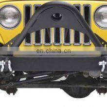 Auto Car Accessories Front Bumper With D-rings For TJ Black Front Bumper Guard For Jeep Wrangler YJ 87-06 thumbnail-3