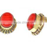red colour studs