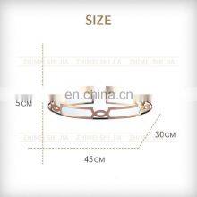 Decorative Mirrored Decor Gold Serve Mirror Tray Of Mirrors For Wed Chocolate Jewelry Perfume thumbnail-2