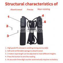 Adjustable Fast Speed Counting Jump Skip Rope Skipping Wire Jump Rope With Counter thumbnail-3