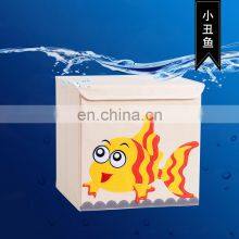 Small Fresh Storage Basket Desktop Processing Custom Cloth Dirty Clothes Storage Basket Box Cosmetics Storage Box thumbnail-2