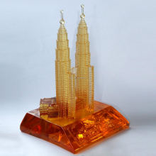 Direct Factory Casting Crystal Scale Miniature Buildings Model 3D Tower Accept Customization thumbnail-2
