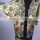 The Latest Tassel Printing Kimono Cardigan Types Ladies' Blouse thumbnail-3