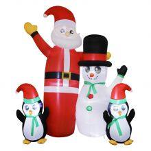Christmas Decoration With Inflatable Santa Claus – Perfect for Xmas Decor thumbnail-1