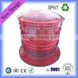 Red Solar Powered Led Warning Light ( Airport, Coast, Lighthouse, Ship ) thumbnail-1
