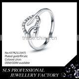 China New Year Design Jewelry Bride Silver Wedding Ring 925 Solid Silver Ring With aa cz Stone thumbnail-5