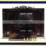 AK-6001 Wholesale Products China Wooden Tv Glass Mirror Tv Stand