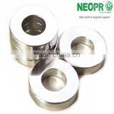 Neodymium Nickel Coating Permanent Ring Magnet thumbnail-1