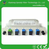 China manufacturer with High quanlity Fiber optical PLC 1 4 splitter box for communication