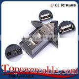 Portable Multi Usb Charger Mirco Usb 2.0 4 Port Spliter Hub For Samsung thumbnail-5