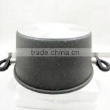 Popular Style Foreged Imitation Looks Grey Stone Marble Cookware in Surface thumbnail-4