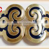 High-end Women Clasp Buckle Rhinestone Buckle Fur Coat Metal Buttons Button thumbnail-1