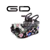 China Traditional Beautiful Embroider Wedge for Women Party Sandals thumbnail-5
