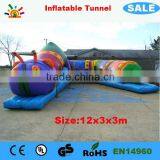 40ft cheap commercial inflatable tunnel for sale