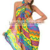 Printed Brightful Beach Towel Pareo thumbnail-2