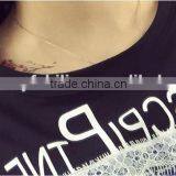 Cartoon Blouse Short-sleeved T-shirts Students Leisure Large Size Shirt of China Style t Shirt thumbnail-3