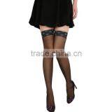 Women's Sexy Lace Printed Thigh High Top Silk Stockings Quality Choice thumbnail-3