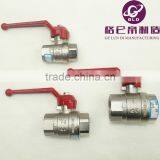 GLD 5PCS/LOT Hot Sale 1/4" Double Male Ball Valve External Thread ,brass Ball Valve ,copper Valve , thumbnail-1