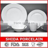 Factory Direct Supply Fine Super White Porcelain 16pcs Dinner Set