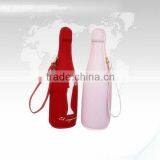 Custom Eva Single Wine Carrier Bag With Handle in Printed Logo by Fabric thumbnail-5